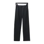 Balenciaga distressed washed single-breasted letter Pants