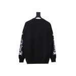 Balenciaga flame logo print sweater