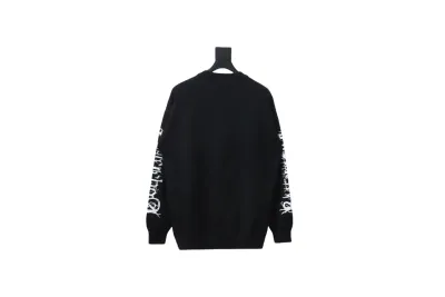 Balenciaga flame logo print sweater 02