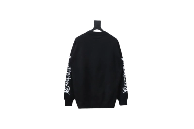 Balenciaga flame logo print sweater 02