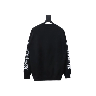 Balenciaga flame logo print sweater 02