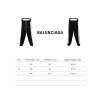 Balenciaga triangle cloth logo Pants