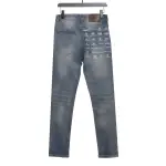 Balenciaga back pocket full print logo Jeans