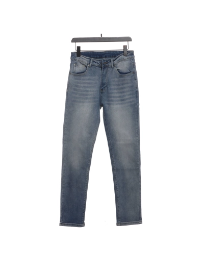 Balenciaga back pocket full print logo Jeans 01