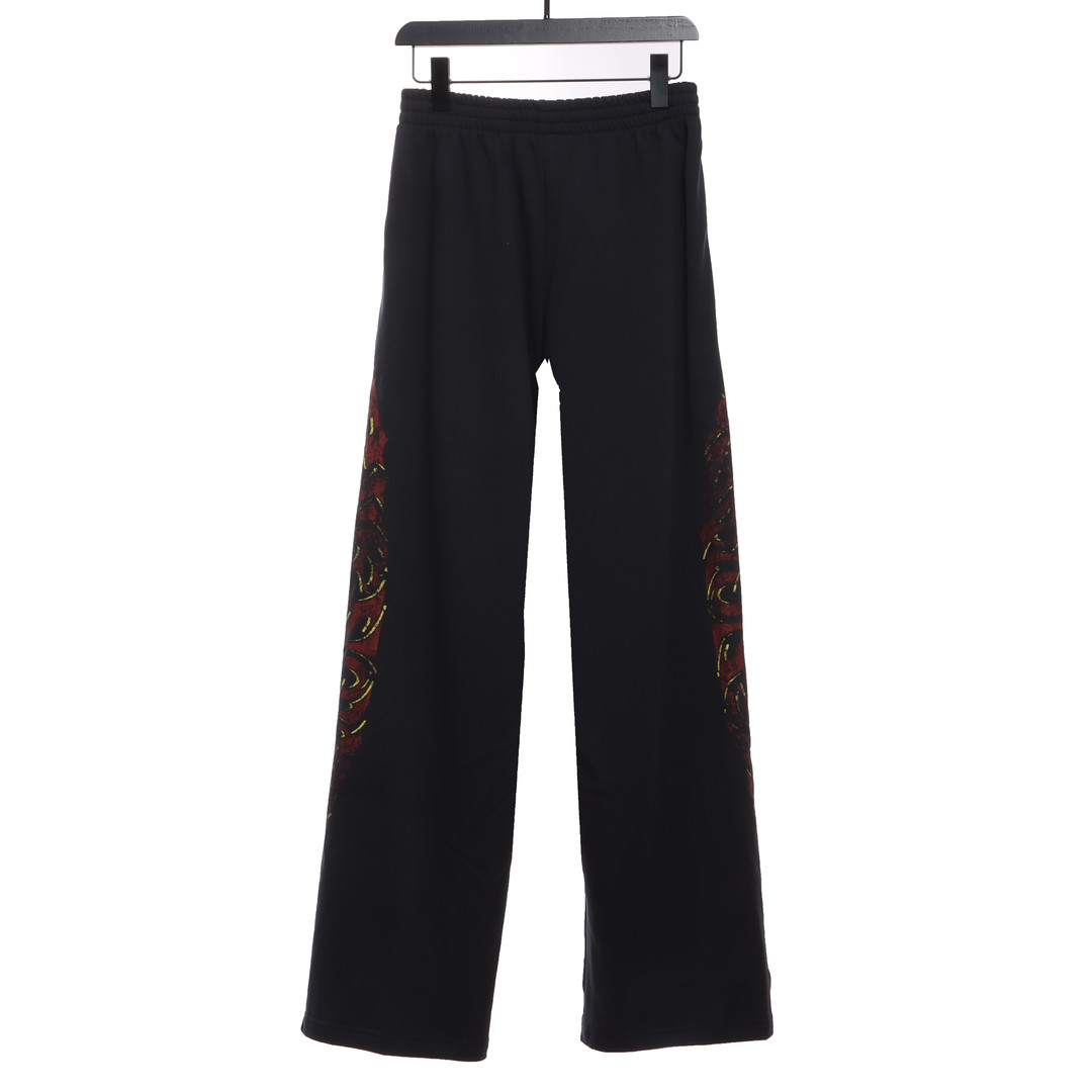 Balenciaga catwalk style washed totem Pants