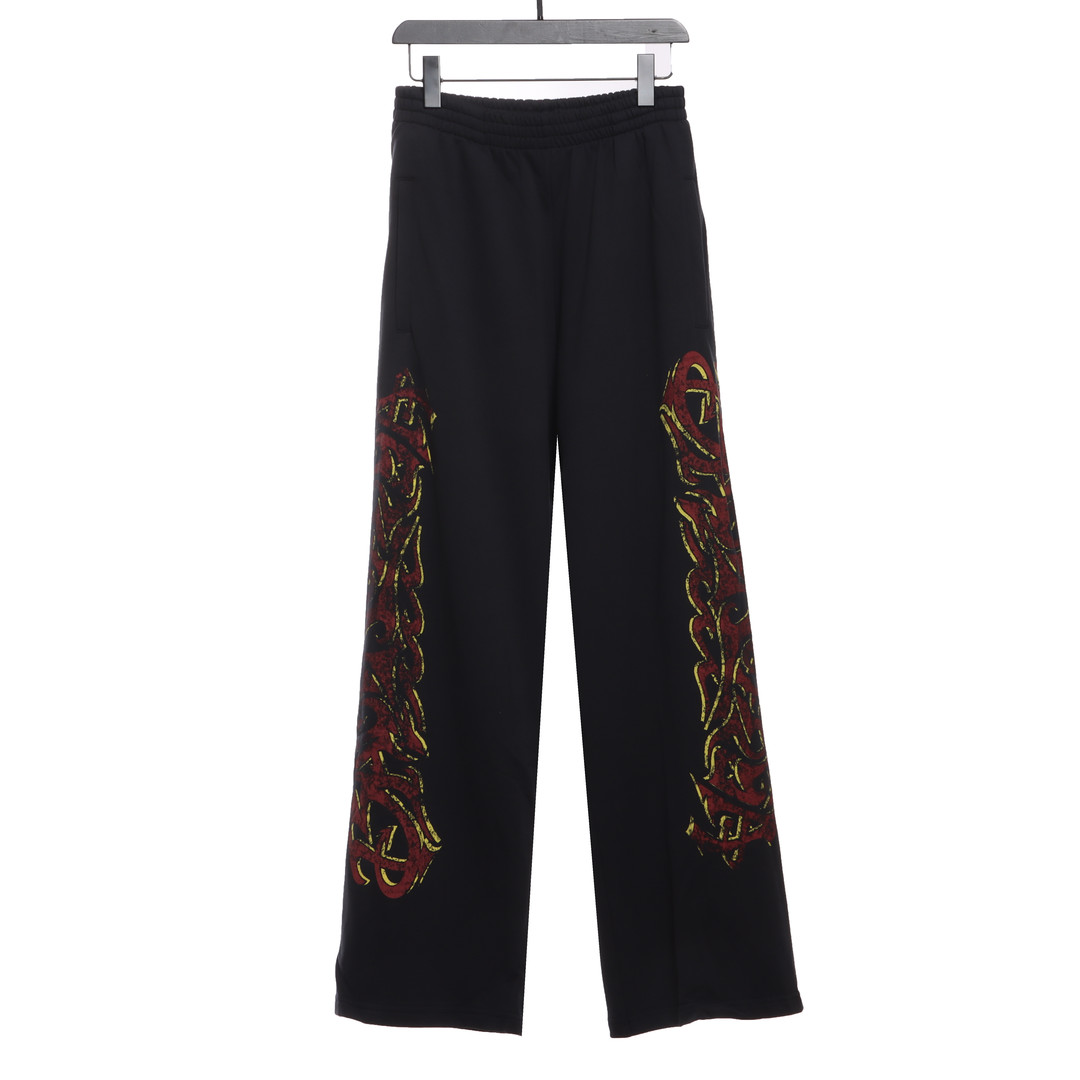Balenciaga catwalk style washed totem Pants