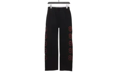Balenciaga double B distressed mud-dyed Pants 02