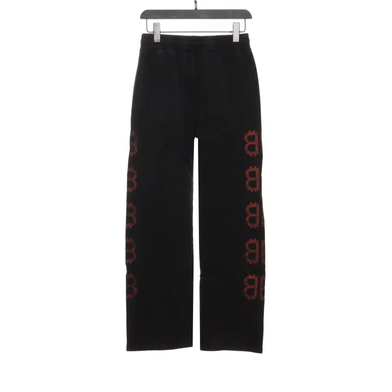 Balenciaga double B distressed mud-dyed Pants