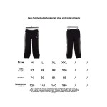 Balenciage double hook small label embroidered suit Pants