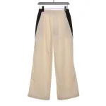 Balenciage double stitching embroidered contrast color suit Pants