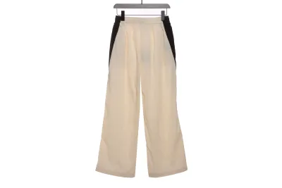 Balenciaga double stitching embroidered contrast color suit Pants 02