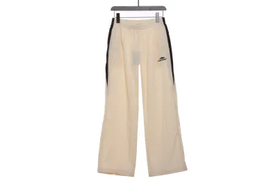 Balenciaga double stitching embroidered contrast color suit Pants 01