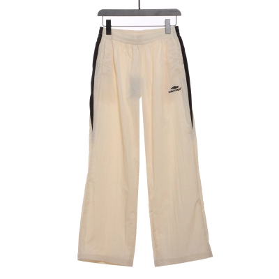 Balenciaga double stitching embroidered contrast color suit Pants 01