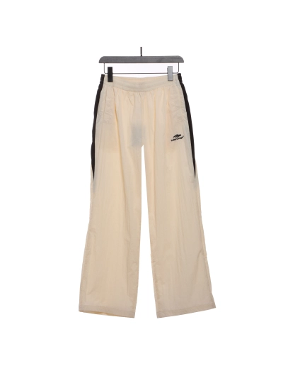 Balenciaga double stitching embroidered contrast color suit Pants 01