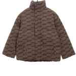  Balenciage full print lock jacquard down jacket 1