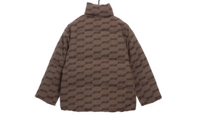 Balenciaga full print lock jacquard down jacket 1 02