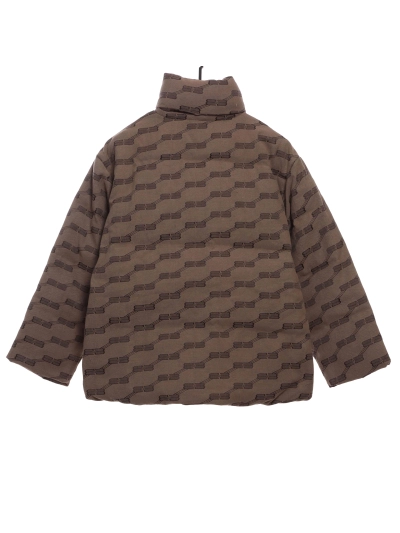 Balenciaga full print lock jacquard down jacket 1 02