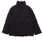  Balenciage full print lock jacquard down jacket 2