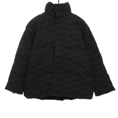  Balenciage full print lock jacquard down jacket 2 01