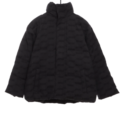 Balenciaga full print lock jacquard down jacket 2 01