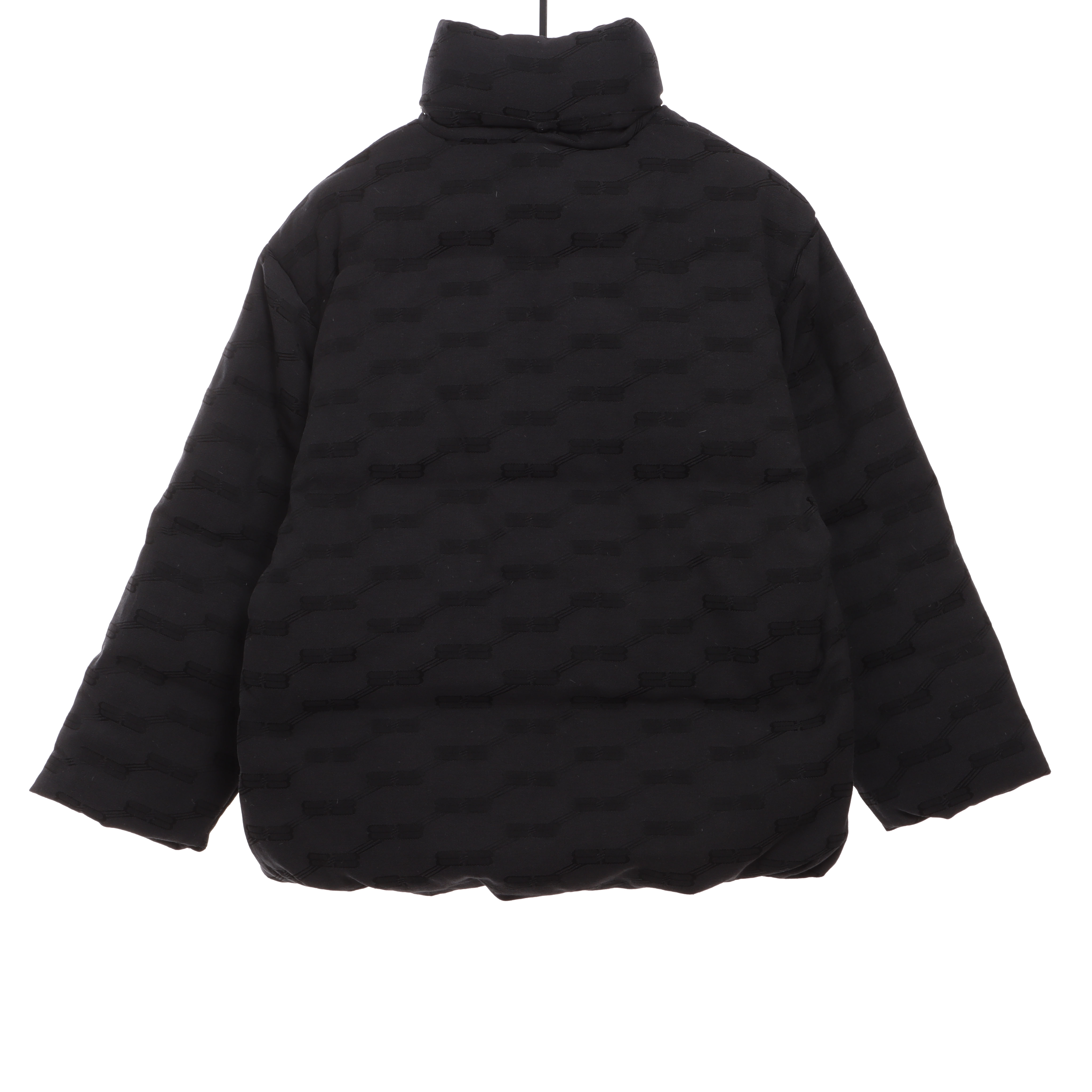 Balenciaga full print lock jacquard down jacket 2