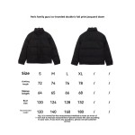  Balenciage Gucci joint double B full print jacquard down jacket 1