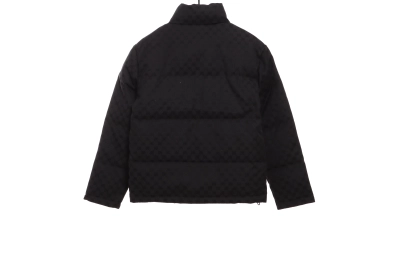 Balenciaga Gucci joint double B full print jacquard down jacket 1 02