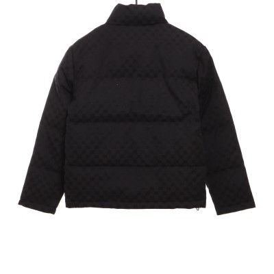  Balenciage Gucci joint double B full print jacquard down jacket 1 02