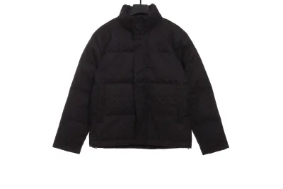 Balenciaga Gucci joint double B full print jacquard down jacket 1 01