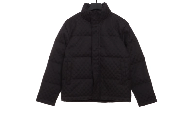 Balenciaga Gucci joint double B full print jacquard down jacket 1 01