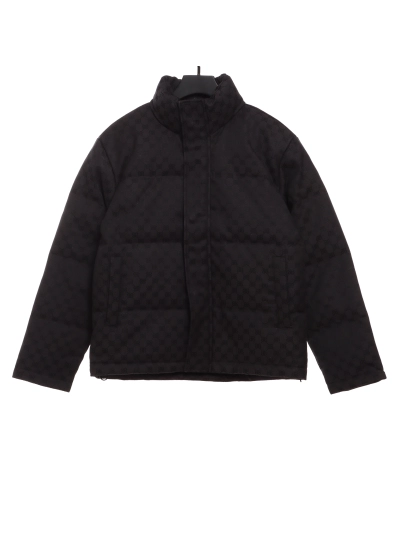 Balenciaga Gucci joint double B full print jacquard down jacket 1 01