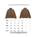  Balenciage Gucci joint double B full print jacquard down jacket 2