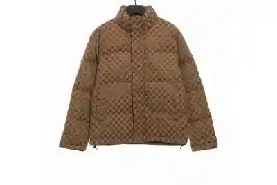 Balenciaga Gucci joint double B full print jacquard down jacket 2 01