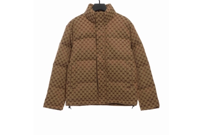 Balenciaga Gucci joint double B full print jacquard down jacket 2 01