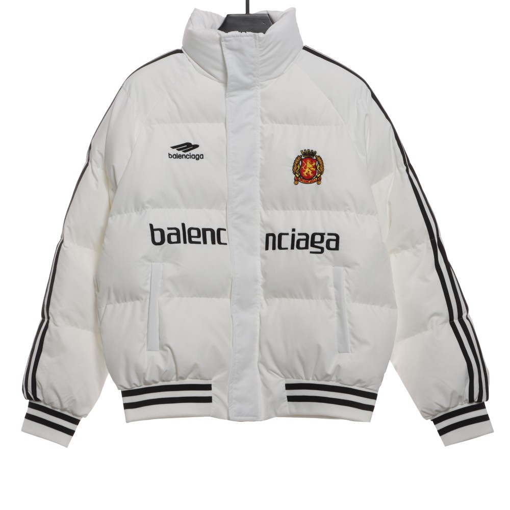  Balenciage joint Manchester United three stripes down jacket 2