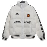  Balenciage joint Manchester United three stripes down jacket 2