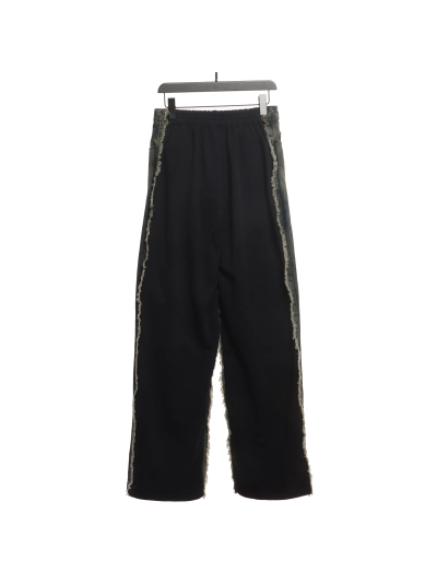 Balenciaga patchwork distressed workwear Jeans 02