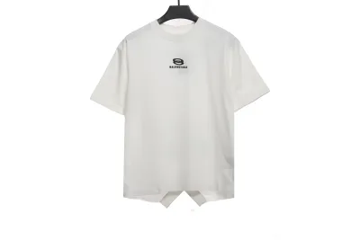 Balenciaga patchwork embroidery jersey short sleeves white 01