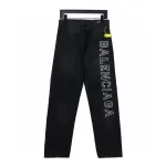Balenciaga side logo letter embroidery single-breasted Jeans