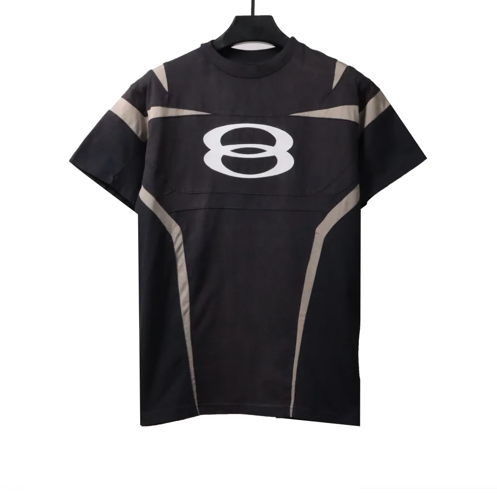  Balenciage wasteland double ring patchwork jersey