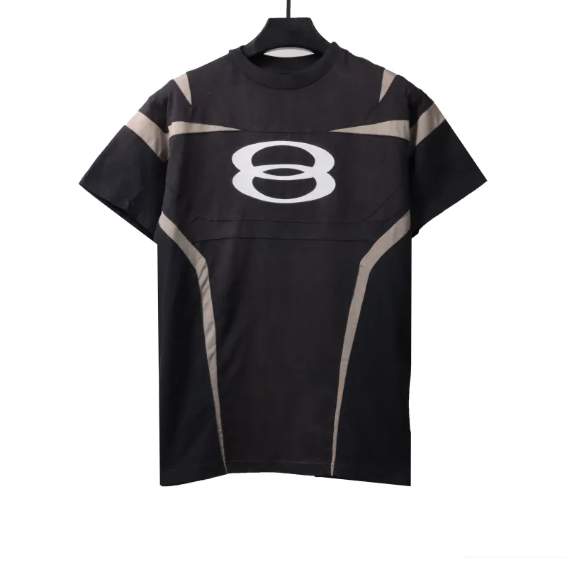  Balenciage wasteland double ring patchwork jersey