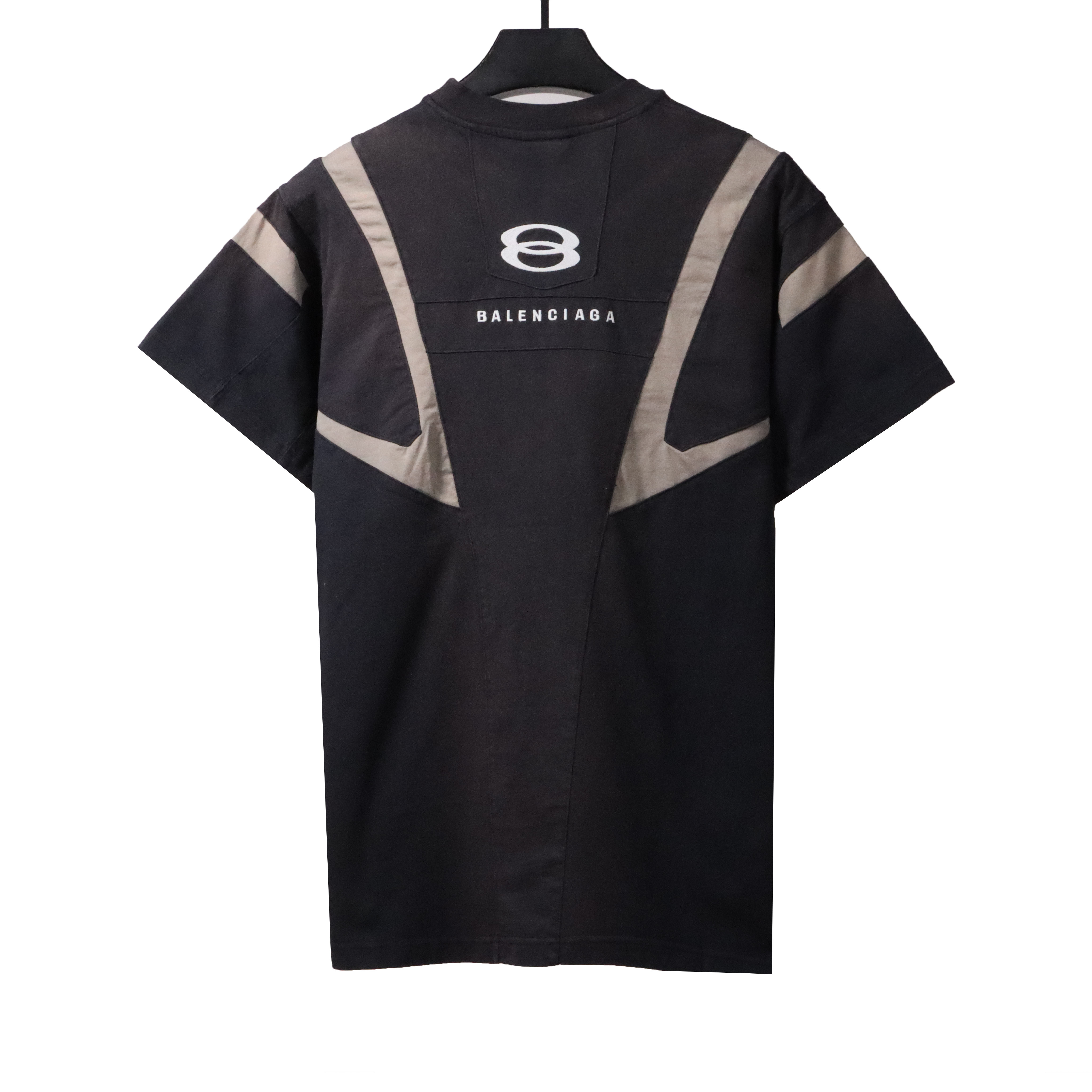 Balenciaga wasteland double ring patchwork jersey