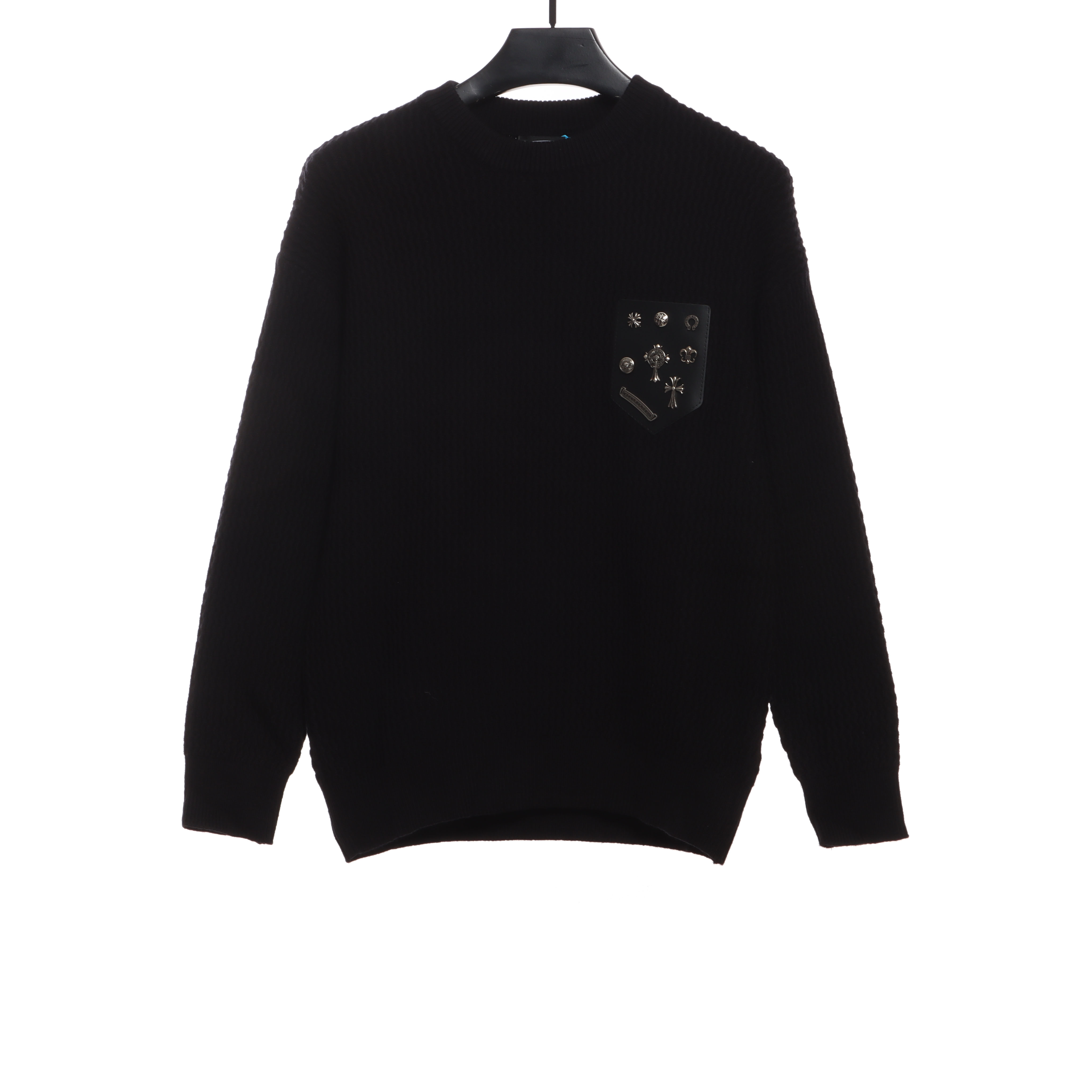  Chrome Hearts chest pocket silver sweater 1