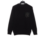 Chrome Hearts chest pocket silver sweater 1