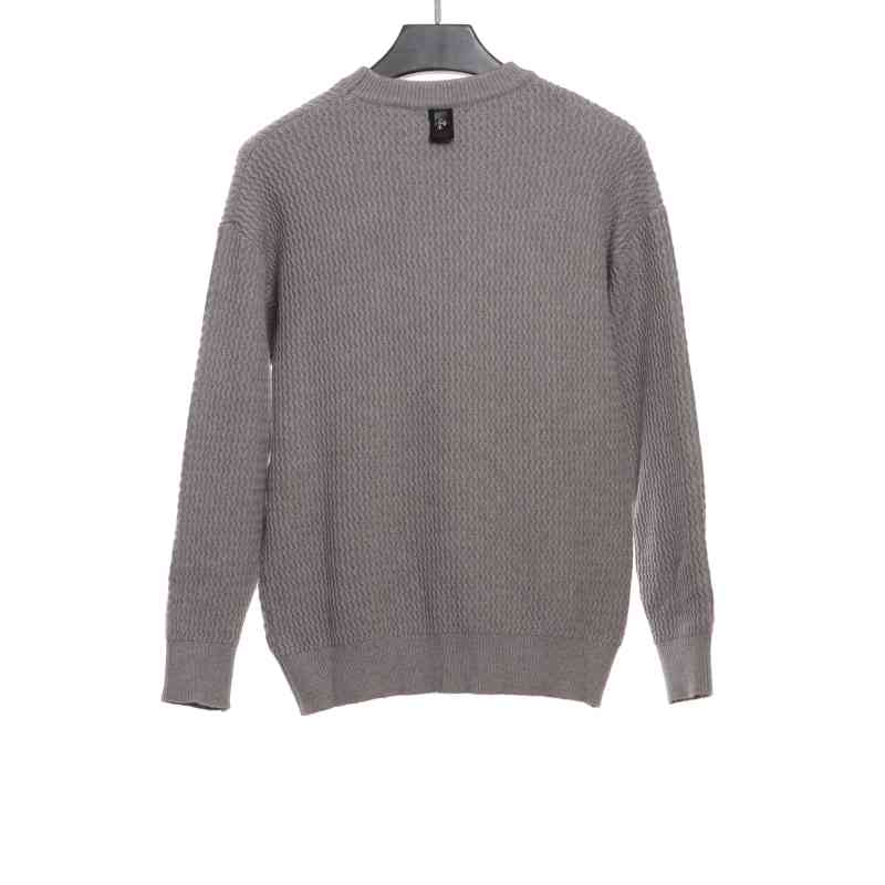 Chrome Hearts chest pocket silver sweater 2