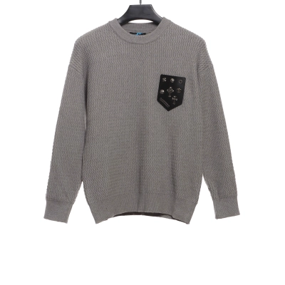 Chrome Hearts chest pocket silver sweater 2 01