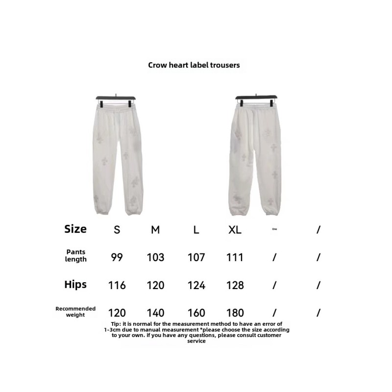 Chrome Hearts leather label Pants 1