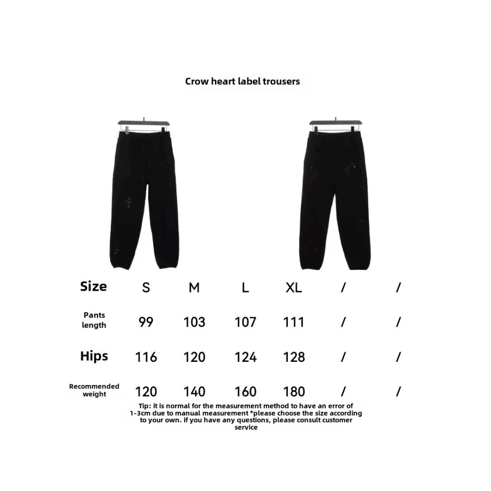  Chrome Hearts leather label Pants 2