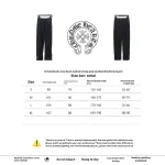  Chrome Hearts washed smoky gray patchwork buttoned Pants