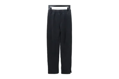 Chrome Hearts washed smoky gray patchwork buttoned Pants 02
